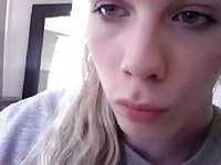 [ Free Trans Porn Movie ] blondies filming herself fooling around
