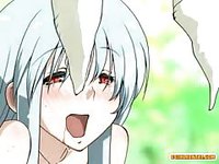 [ Shemale XXX ] Blue haired Hentai slut getting nailed by Tranny
