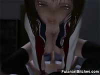 Shemale XXX - Anime 3D Teen Futanari Fucks Schoolgirl!